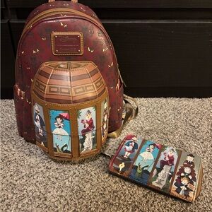 Haunted Mansion Loungefly Backpack and Wallet